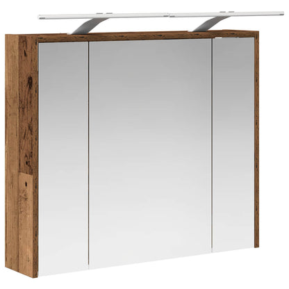 Mobiletto per specchio da bagno Legno vecchio