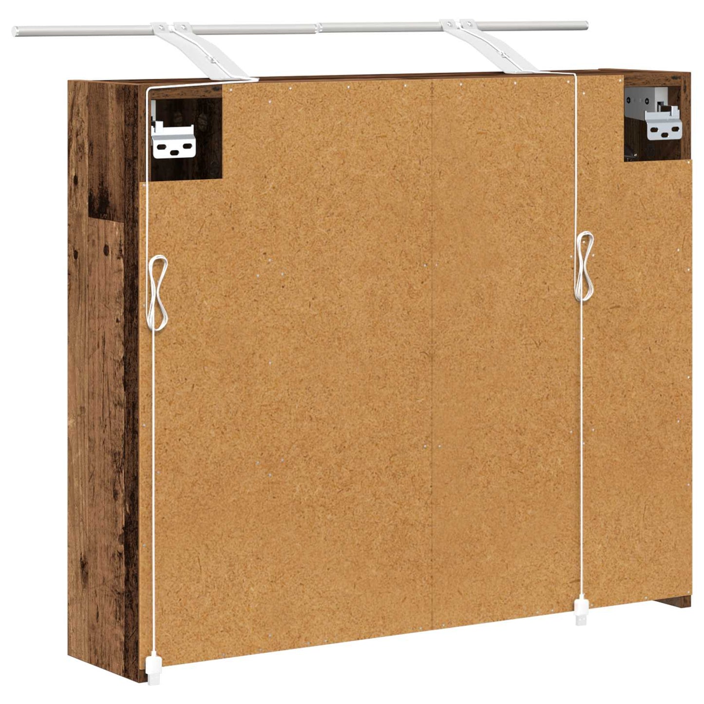 Mobiletto per specchio da bagno Legno vecchio