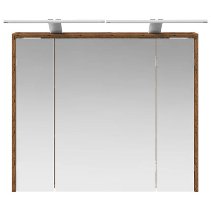Mobiletto per specchio da bagno Legno vecchio