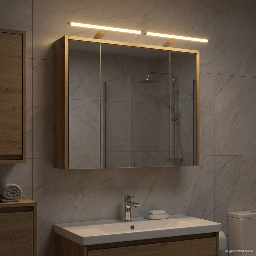 Mobiletto per specchio da bagno Rovere Artigianale | homemem39
