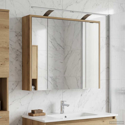 Mobiletto per specchio da bagno Rovere Artigianale | homemem39