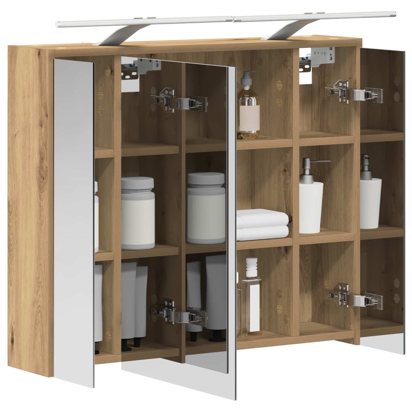 Mobiletto per specchio da bagno Rovere Artigianale | homemem39
