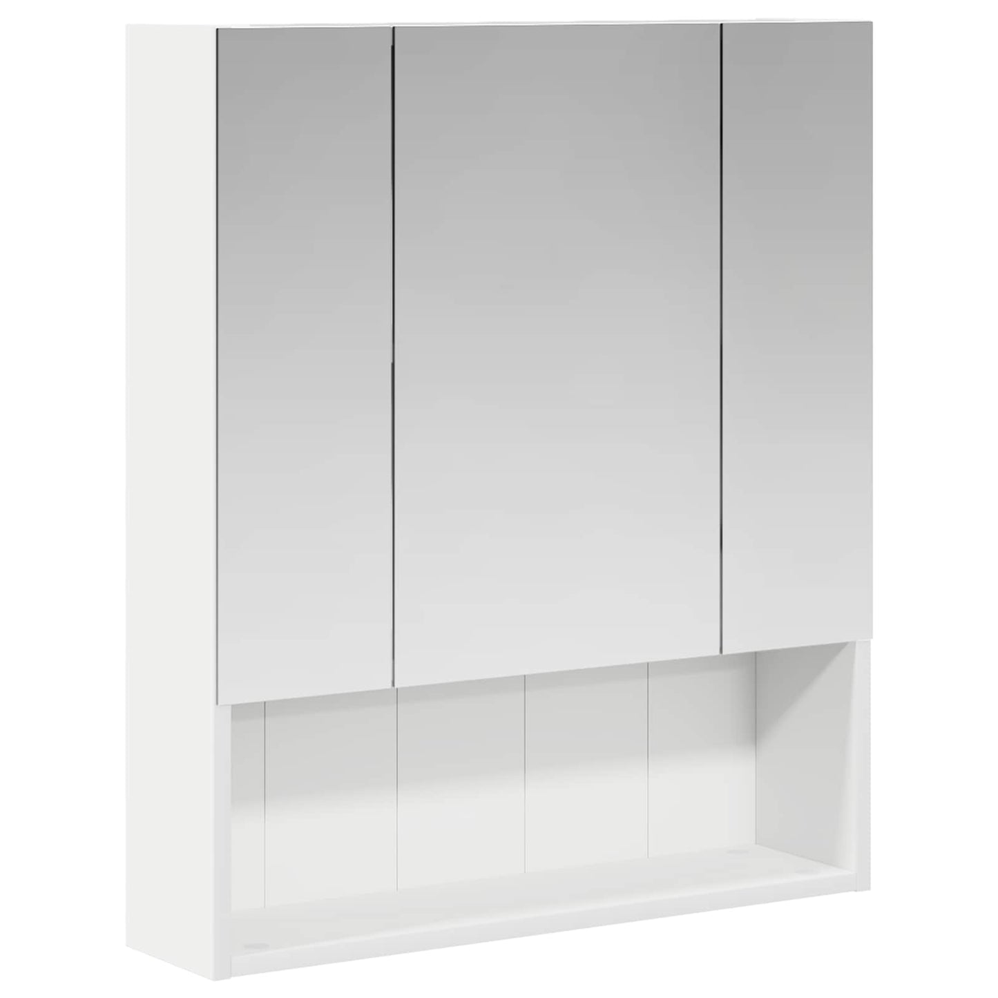 Mobiletto per specchio da bagno Bianco 60 x 14.5 x 70 cm | homemem39