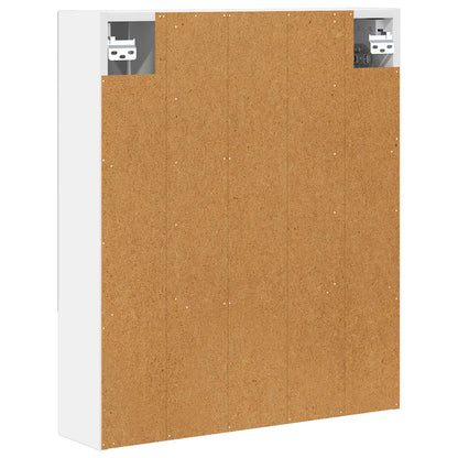 Mobiletto per specchio da bagno Bianco 60 x 14.5 x 70 cm | homemem39