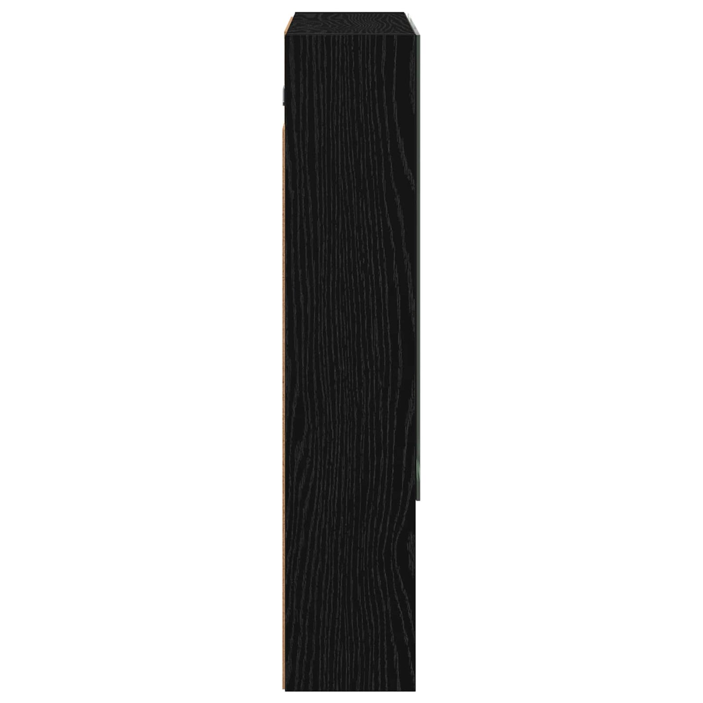 Mobiletto per specchio da bagno Rovere Nero 60 x 14.5 x 70 cm | homemem39