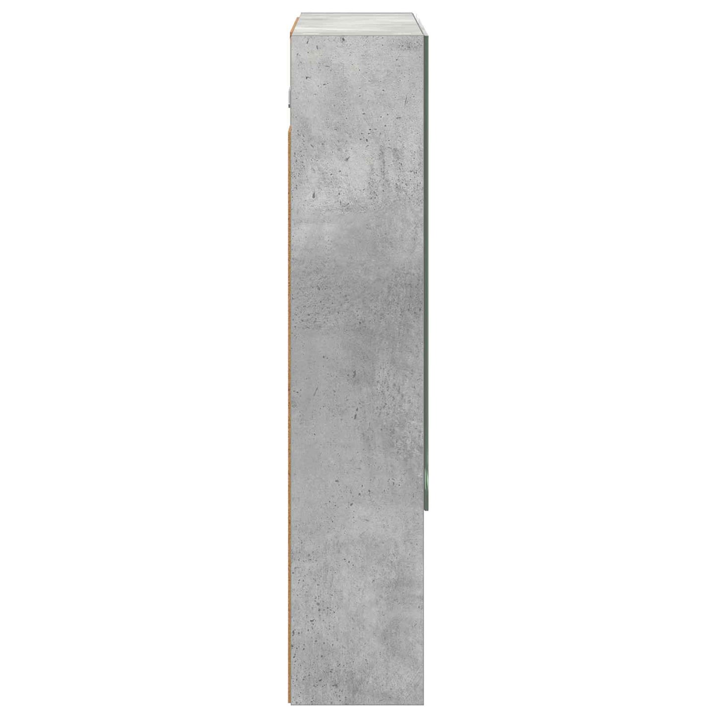 Mobiletto per specchio da bagno con lo scaffale Grigio cemento