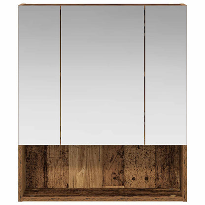 Mobiletto per specchio da bagno Legno vecchio 60 x 14.5 x 70 cm | homemem39