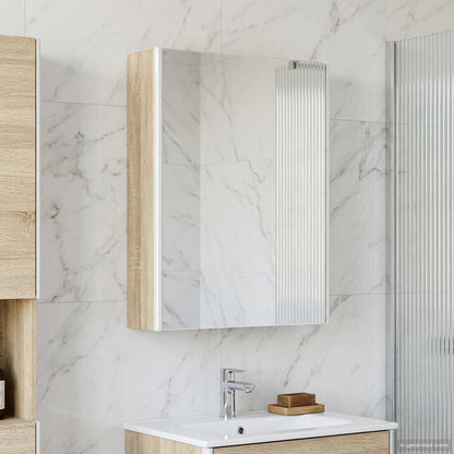 Mobiletto per specchio da bagno Rovere Sonoma