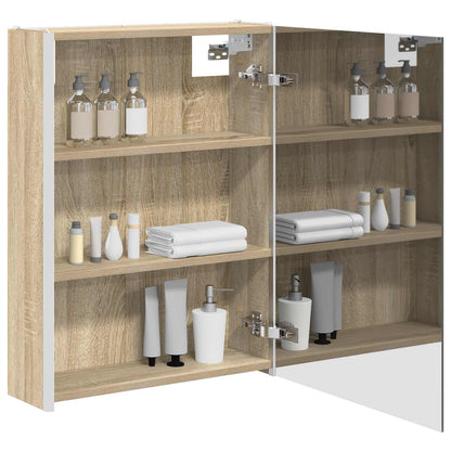 Mobiletto per specchio da bagno Rovere Sonoma