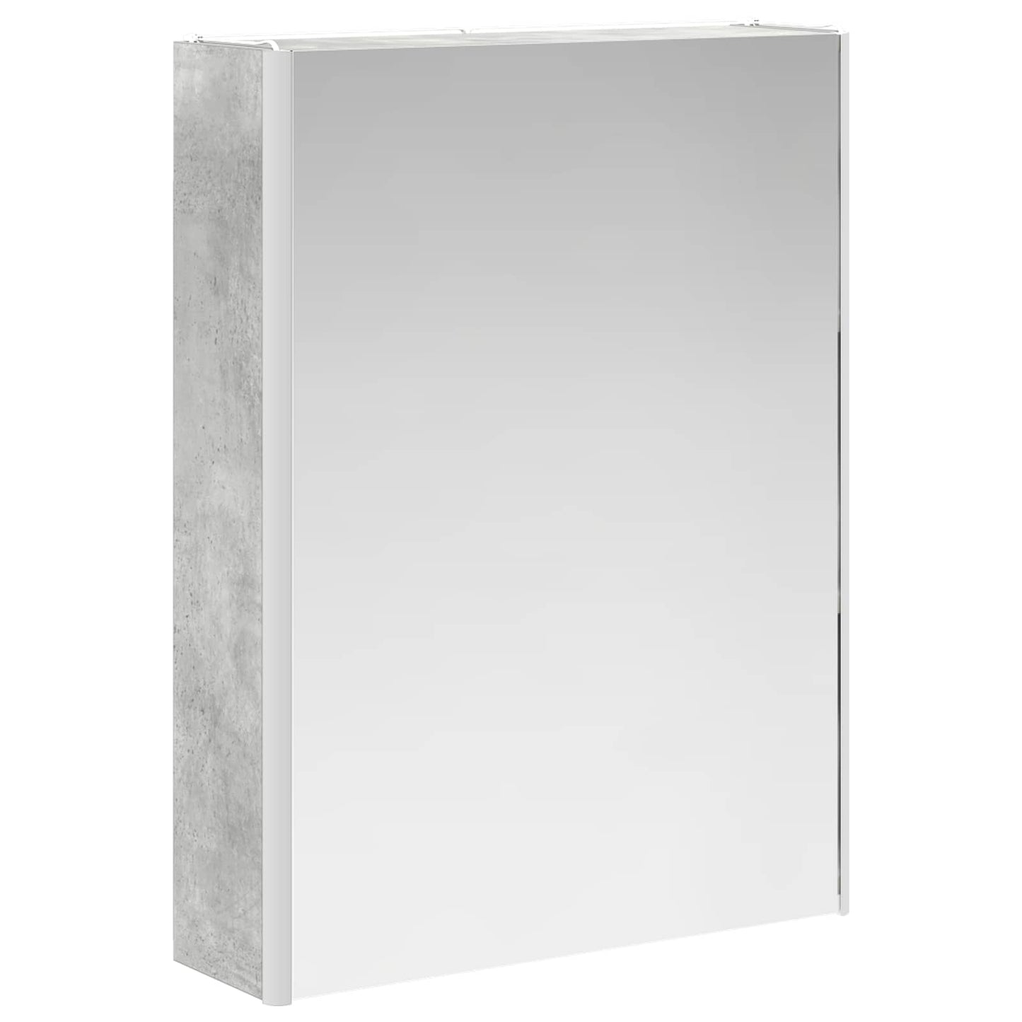 Mobiletto per specchio da bagno Grigio cemento