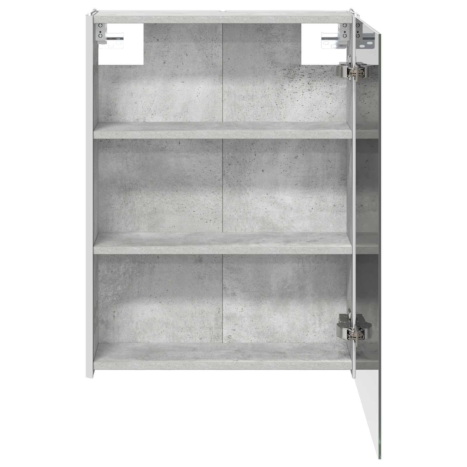 Mobiletto per specchio da bagno Grigio cemento | homemem39