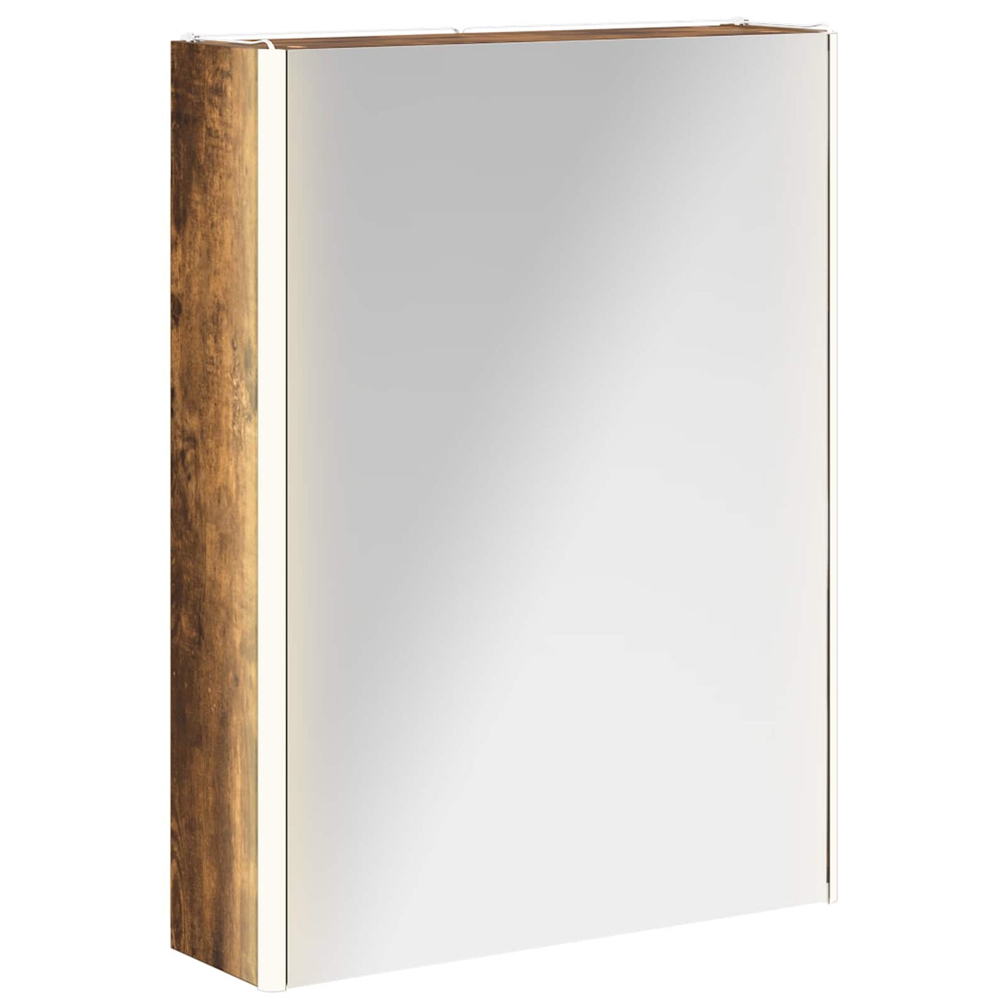 Mobiletto per specchio da bagno Rovere fumé 73.5 x 15.5 x 70 cm