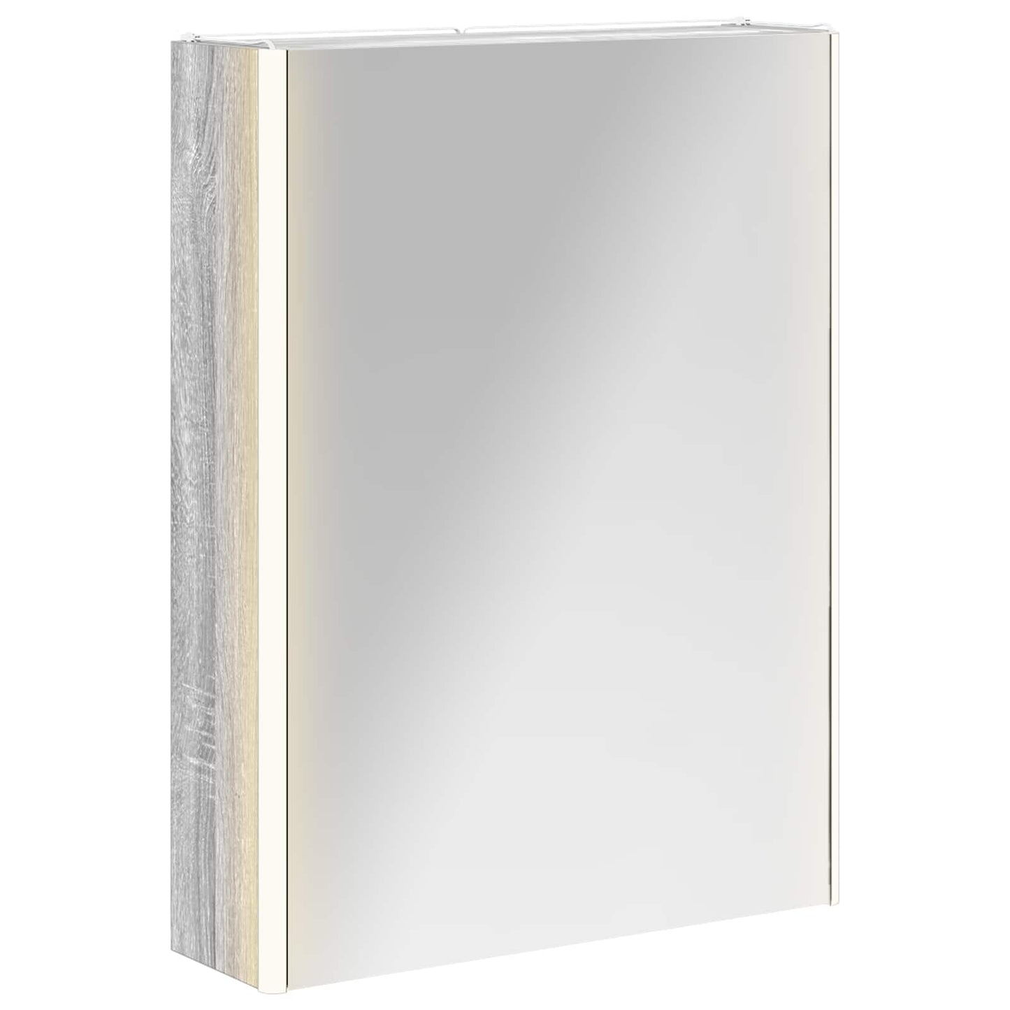 Mobiletto per specchio da bagno Grigio Sonoma