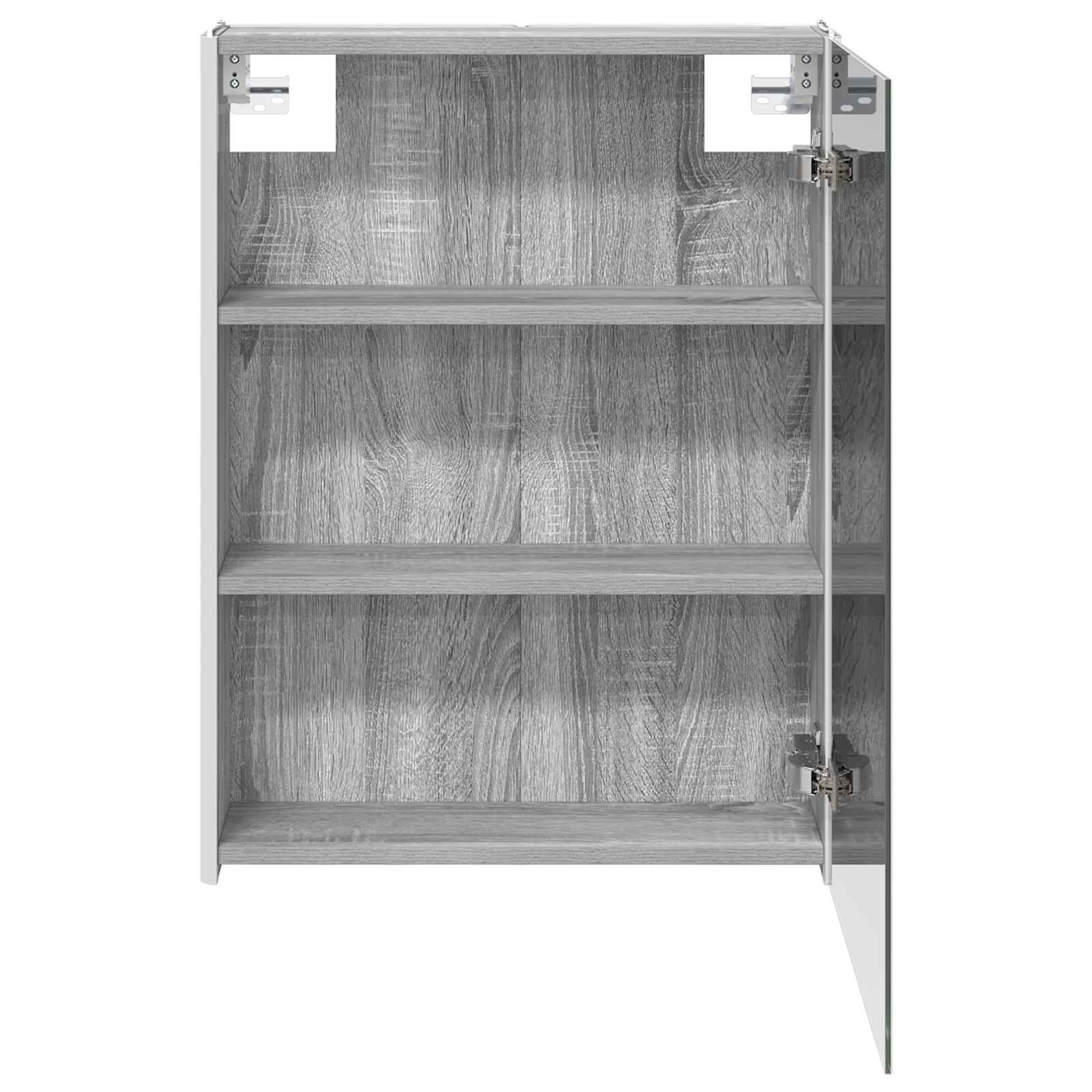 Mobiletto per specchio da bagno Grigio Sonoma | homemem39