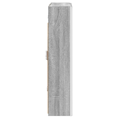 Mobiletto per specchio da bagno Grigio Sonoma | homemem39