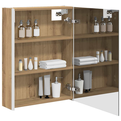 Mobiletto per specchio da bagno Rovere Artigianale