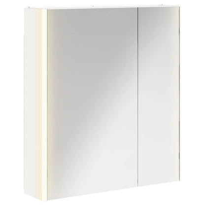 Mobiletto per specchio da bagno Bianco 63,5 x 15,5 x 70 cm | homemem39