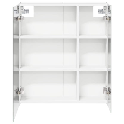 Mobiletto per specchio da bagno Bianco 63,5 x 15,5 x 70 cm | homemem39