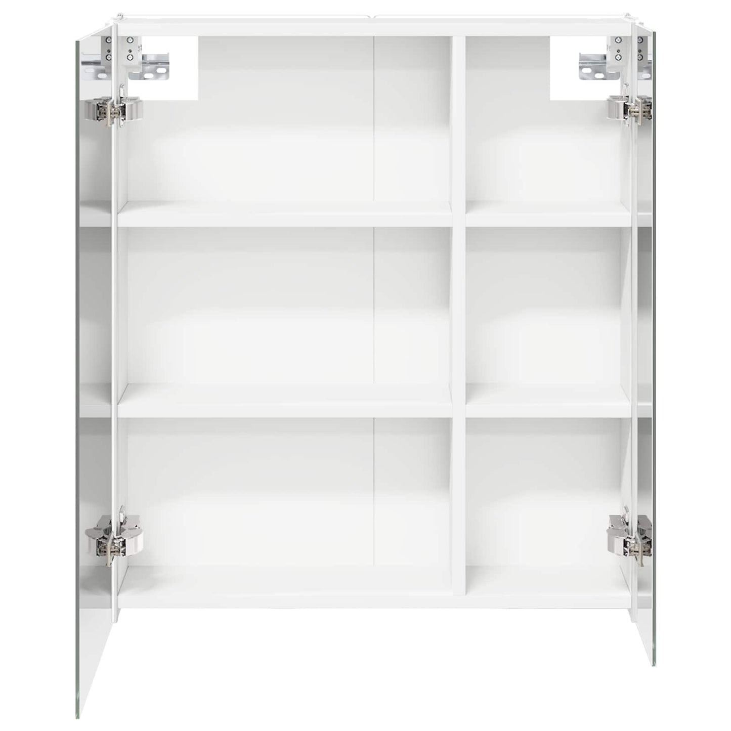 Mobiletto per specchio da bagno Bianco 63,5 x 15,5 x 70 cm
