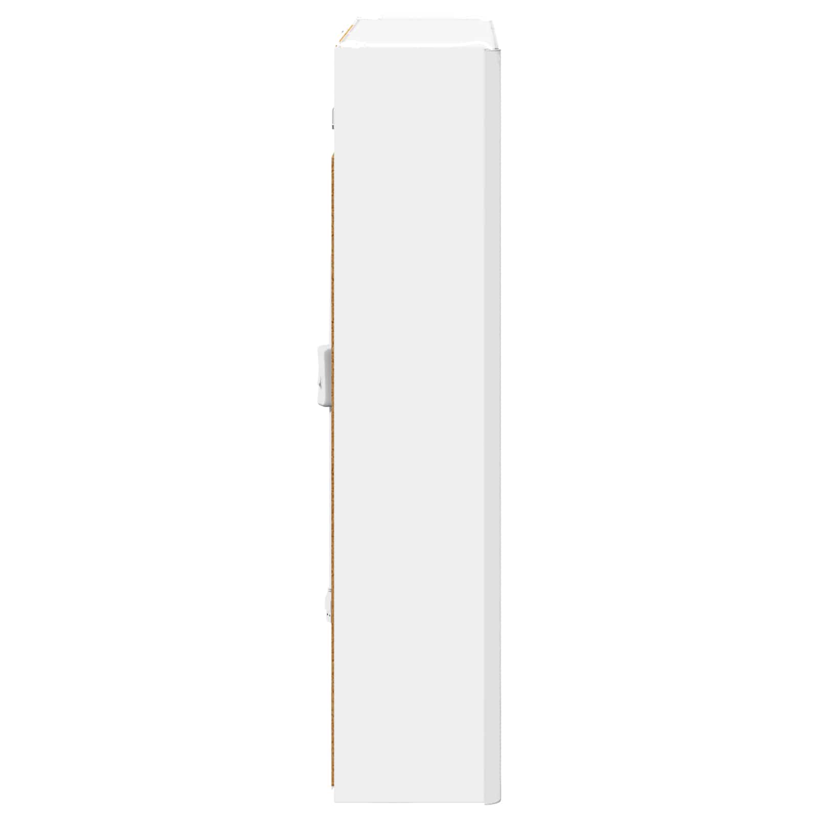 Mobiletto per specchio da bagno Bianco 63,5 x 15,5 x 70 cm | homemem39