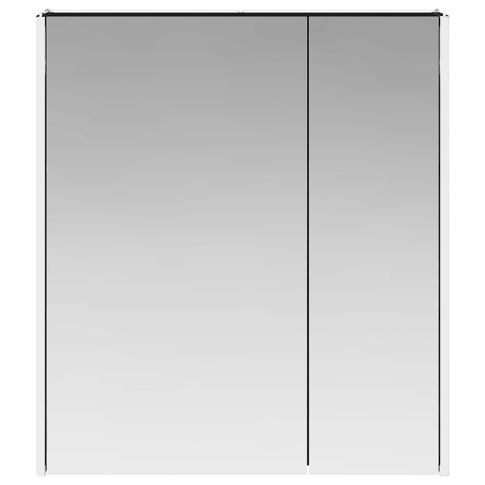 Mobiletto per specchio da bagno Rovere Nero 63,5 x 15,5 x 70 cm | homemem39