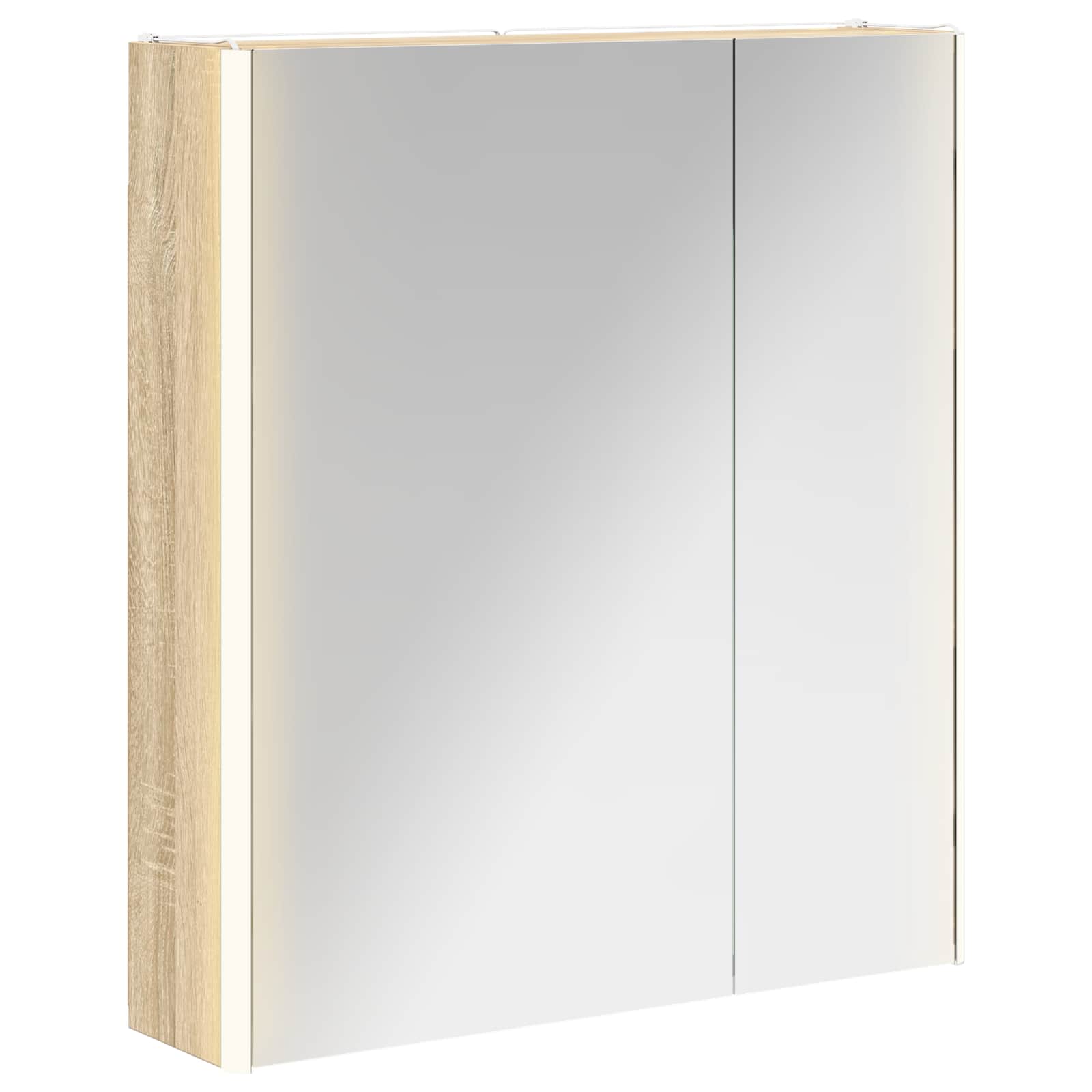 Mobiletto per specchio da bagno Rovere Sonoma | homemem39
