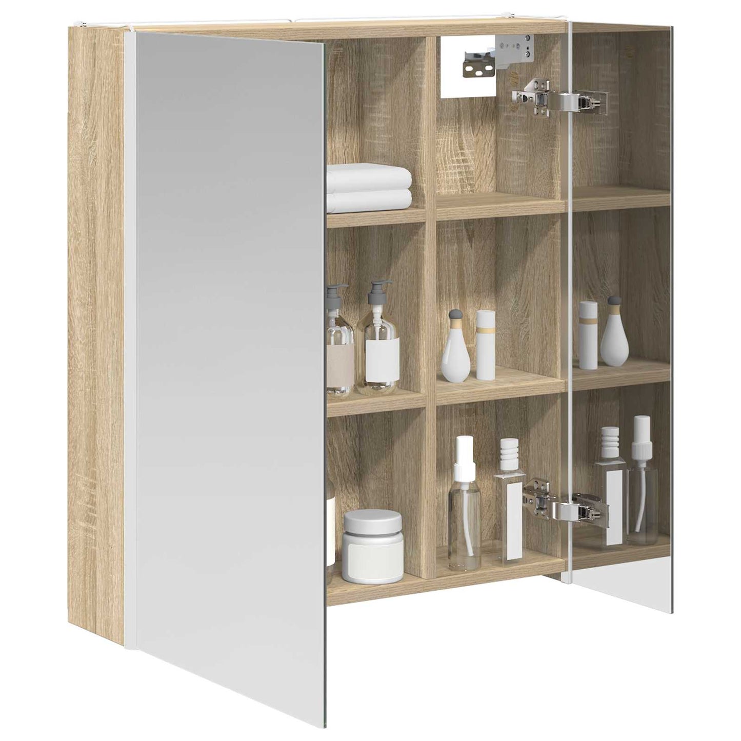 Mobiletto per specchio da bagno Rovere Sonoma