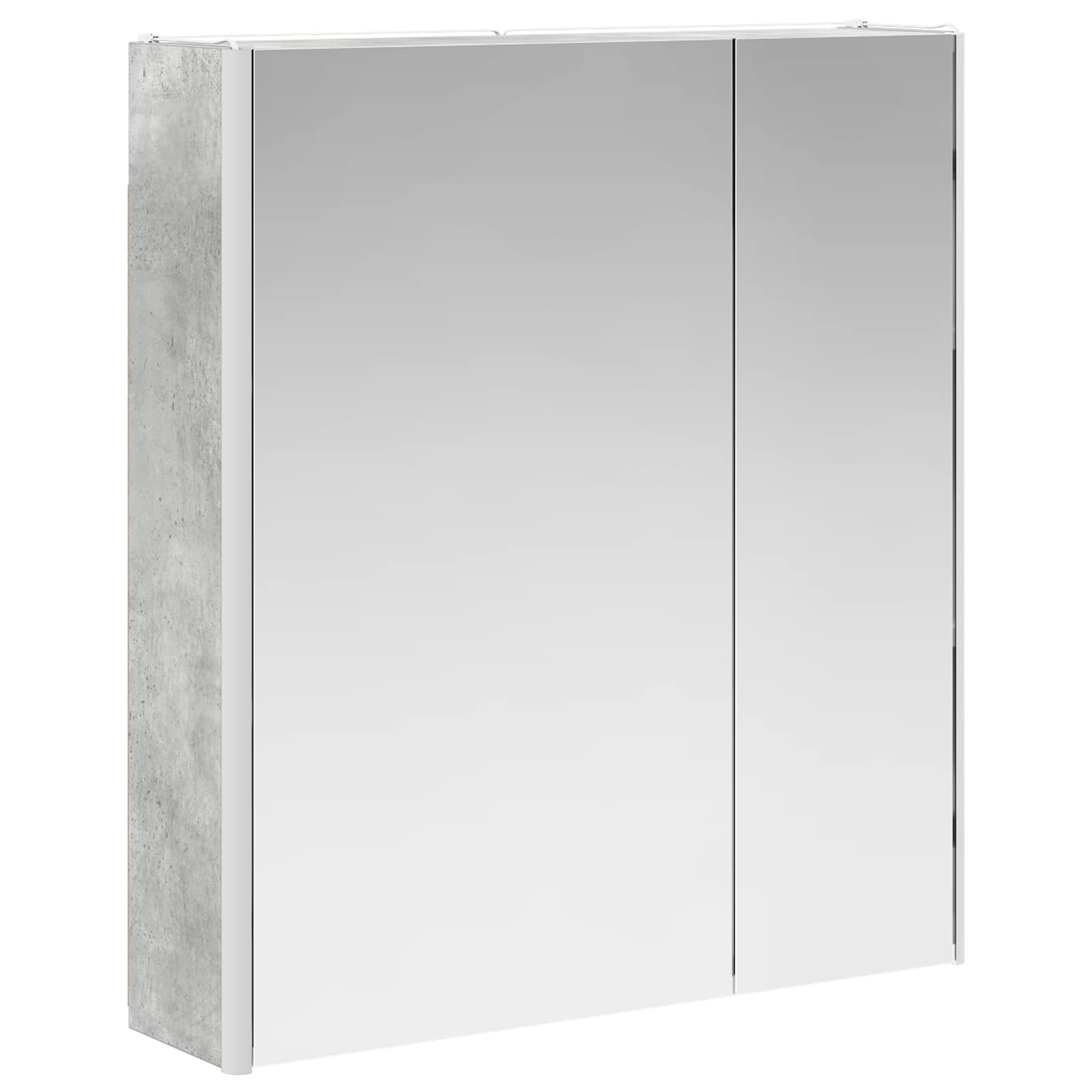 Mobiletto per specchio da bagno Grigio cemento | homemem39