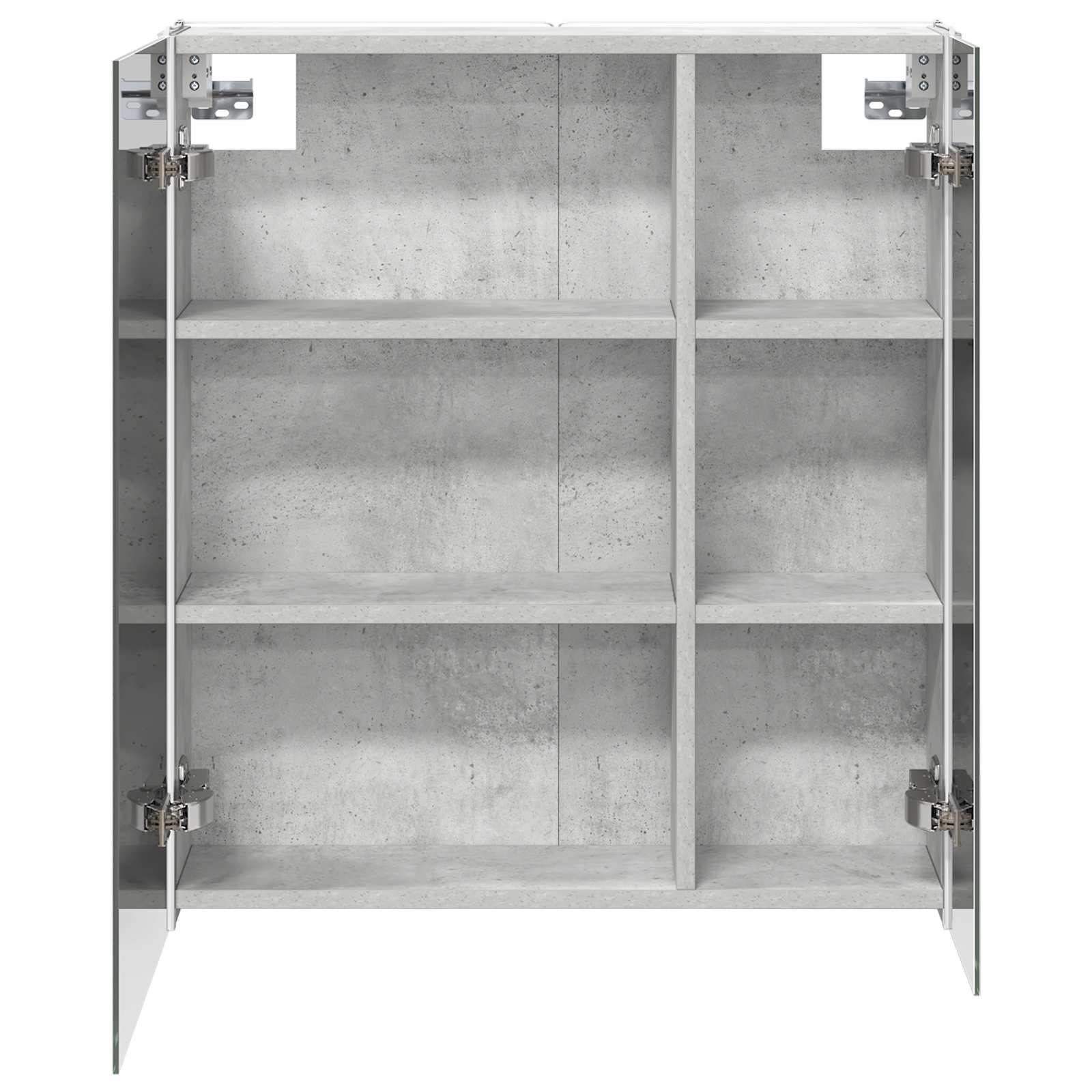 Mobiletto per specchio da bagno Grigio cemento | homemem39
