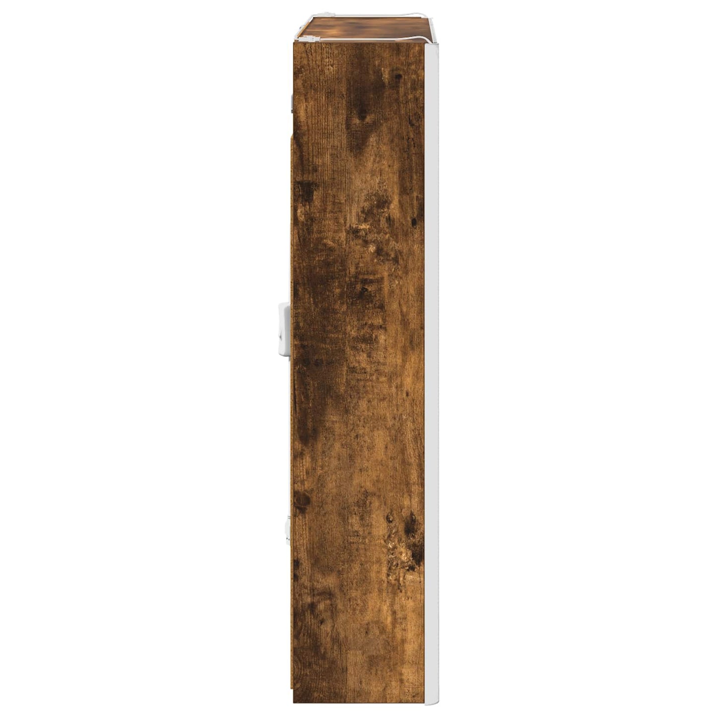 Mobiletto per specchio da bagno Rovere fumé 63,5 x 15,5 x 70 cm | homemem39