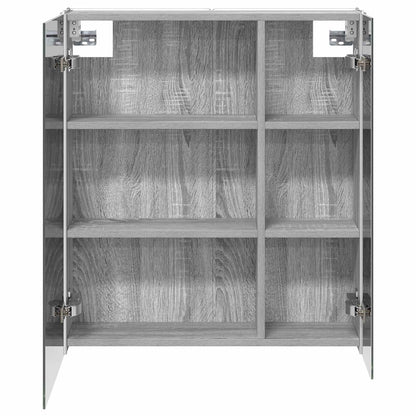 Mobiletto per specchio da bagno Grigio Sonoma | homemem39
