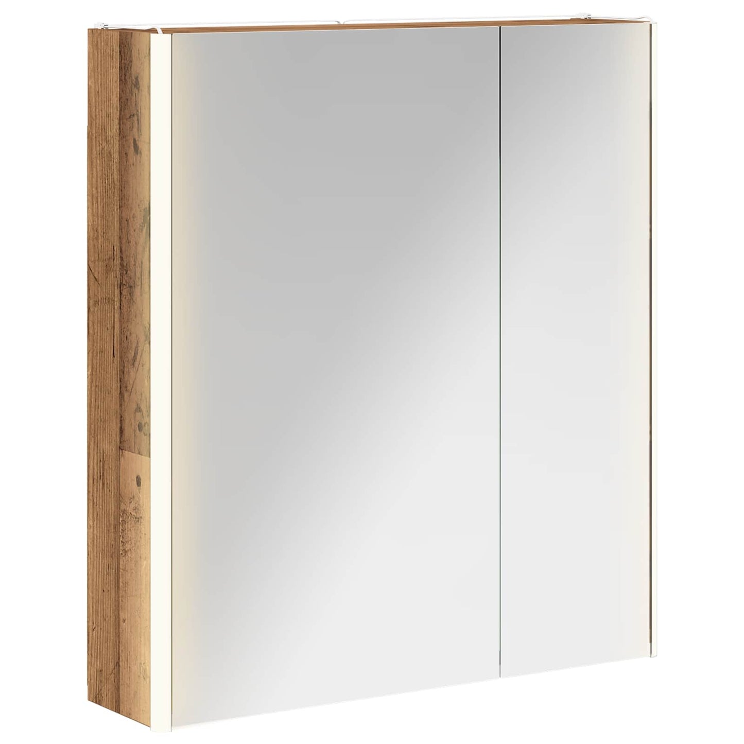 Mobiletto per specchio da bagno Legno vecchio
