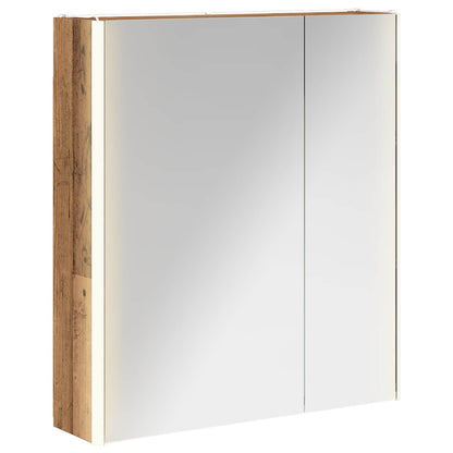 Mobiletto per specchio da bagno Legno vecchio