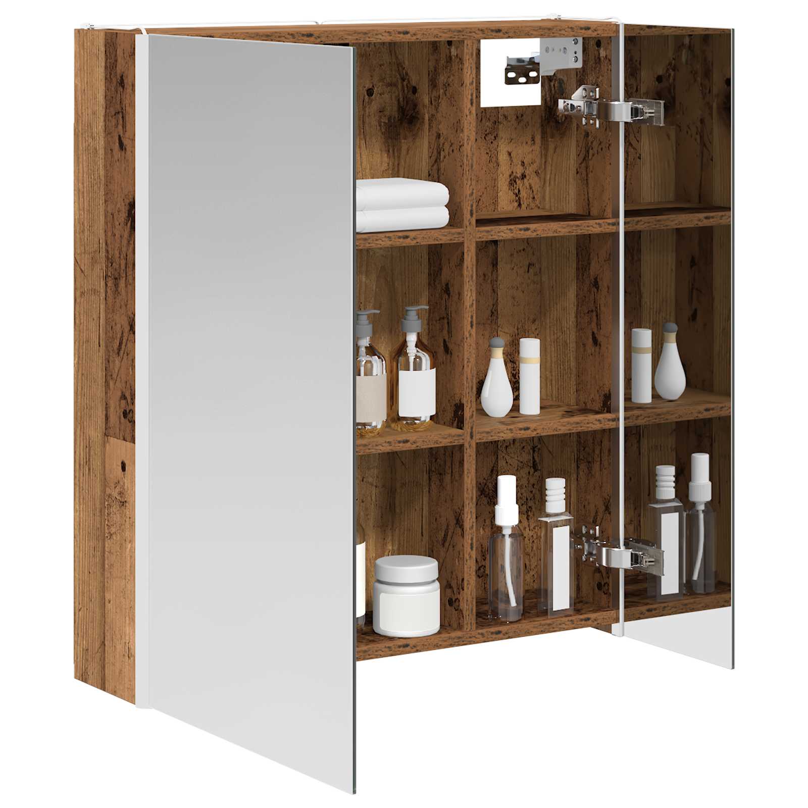 Mobiletto per specchio da bagno Legno vecchio | homemem39