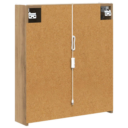 Mobiletto per specchio da bagno Rovere Artigianale | homemem39