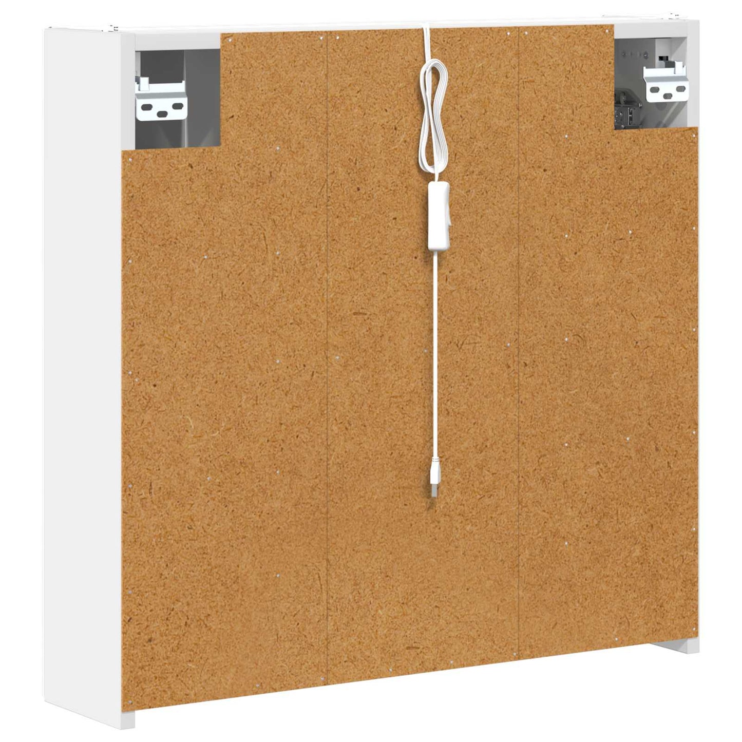 Mobiletto per specchio da bagno Bianco 63,5 x 15,5 x 60,5 cm | homemem39