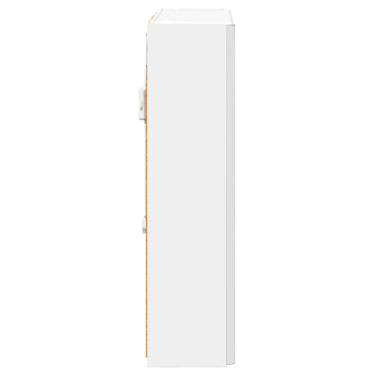 Mobiletto per specchio da bagno Bianco 63,5 x 15,5 x 60,5 cm