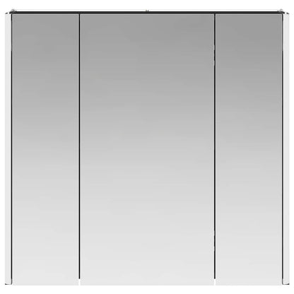 Mobiletto per specchio da bagno Rovere Nero