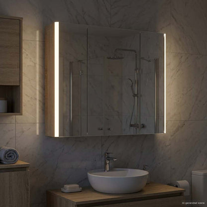 Mobiletto per specchio da bagno Rovere Sonoma | homemem39