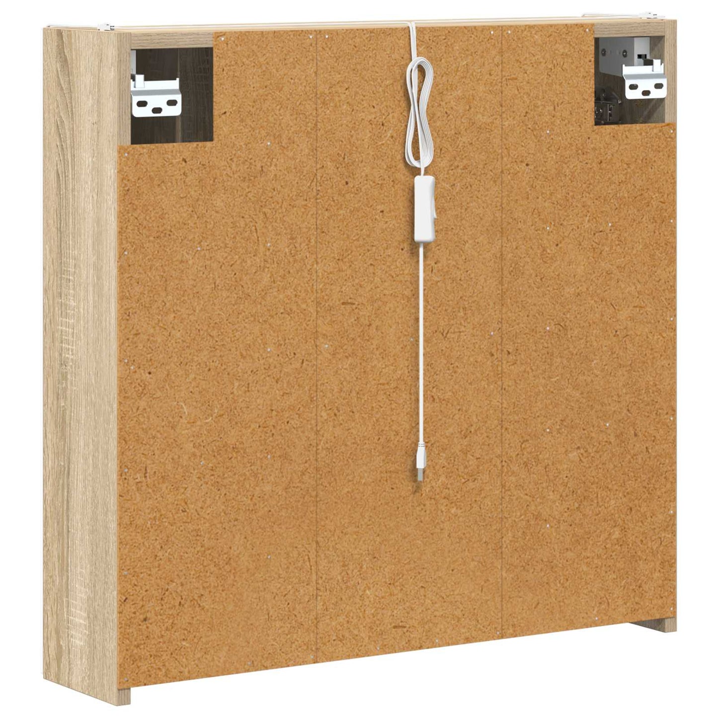 Mobiletto per specchio da bagno Rovere Sonoma