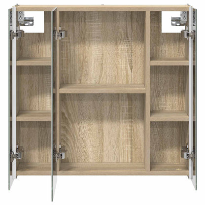 Mobiletto per specchio da bagno Rovere Sonoma