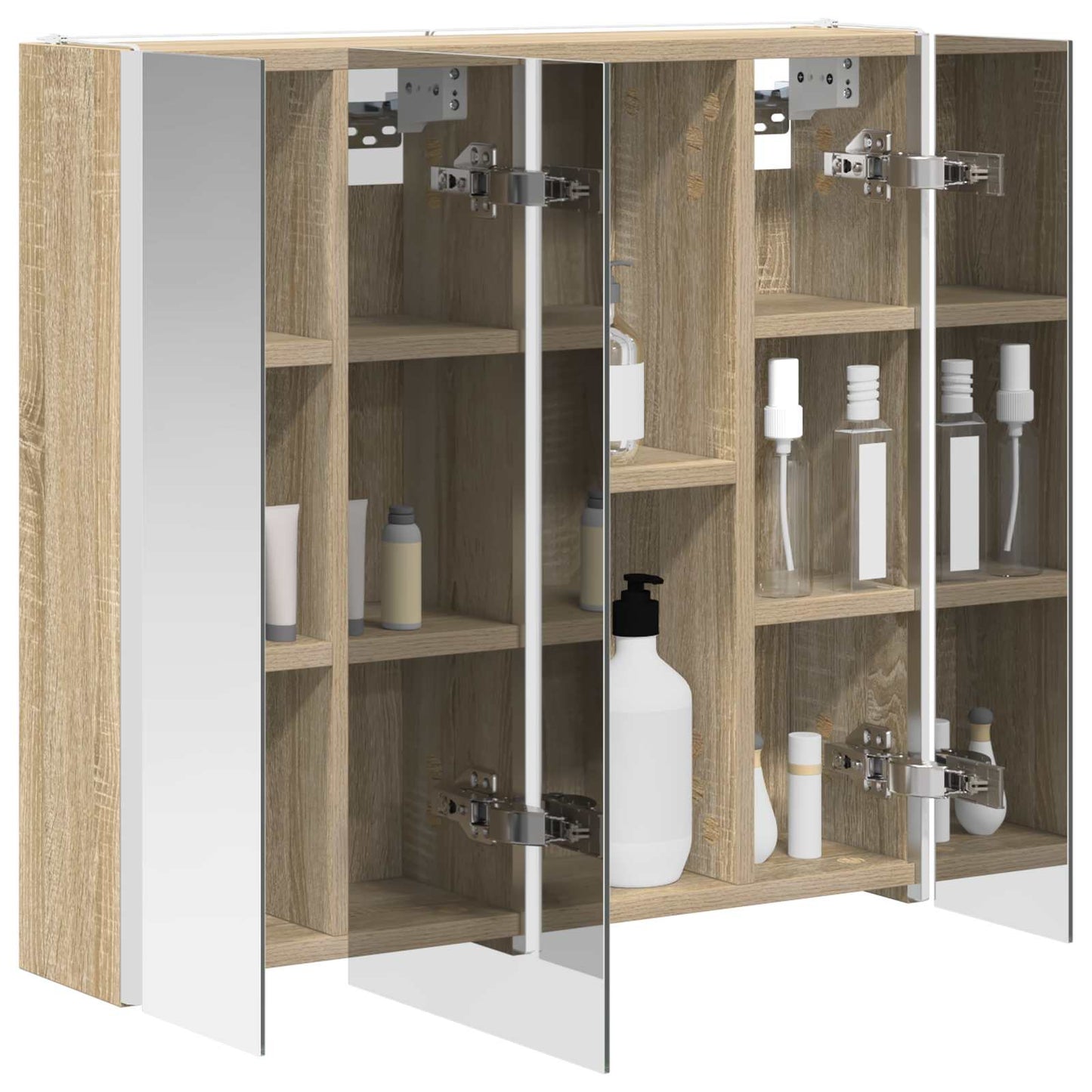 Mobiletto per specchio da bagno Rovere Sonoma