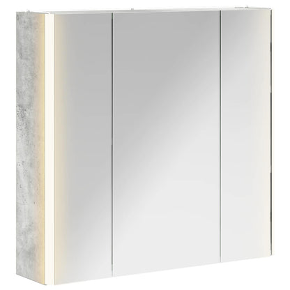 Mobiletto per specchio da bagno Grigio cemento | homemem39
