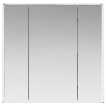 Mobiletto per specchio da bagno Grigio cemento