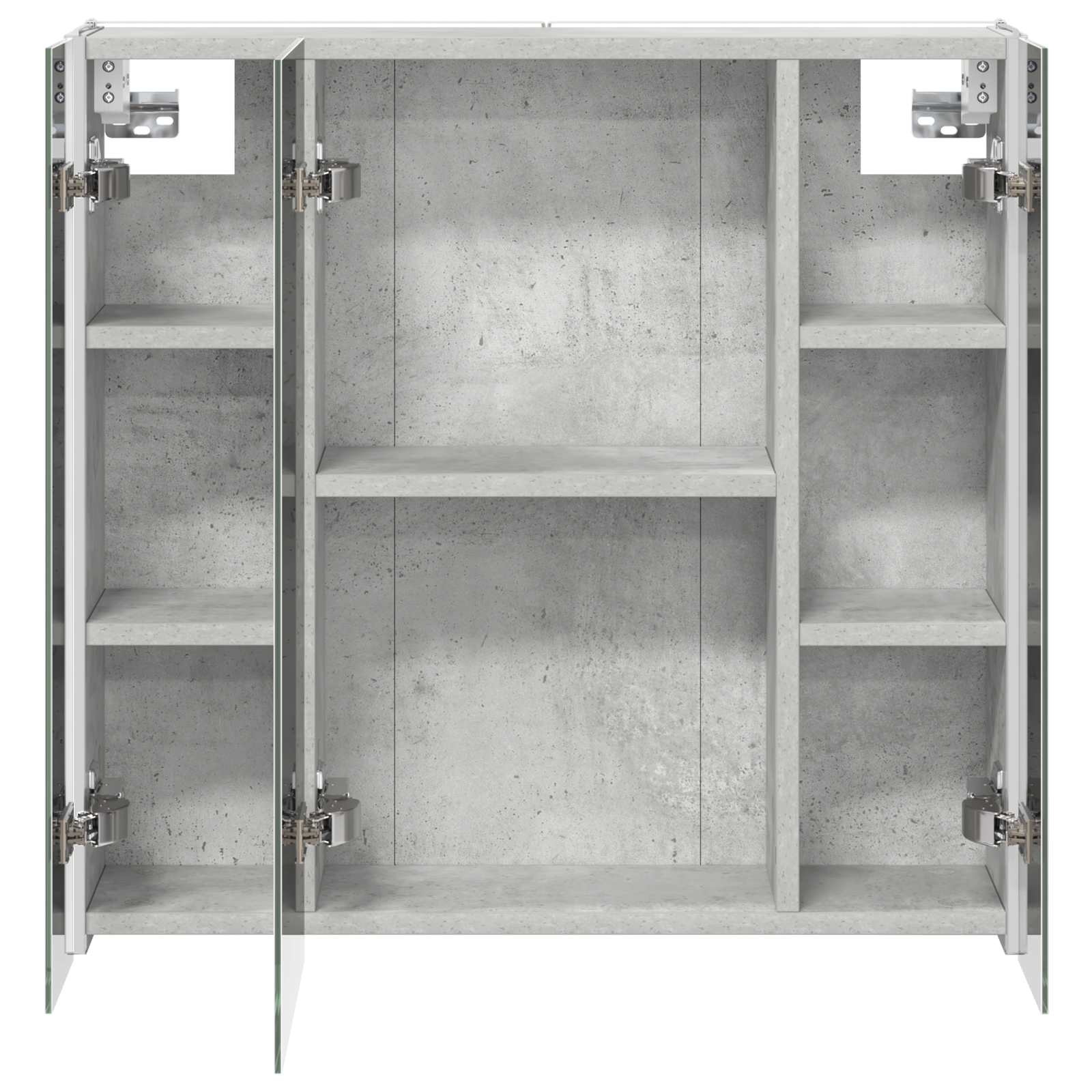 Mobiletto per specchio da bagno Grigio cemento | homemem39
