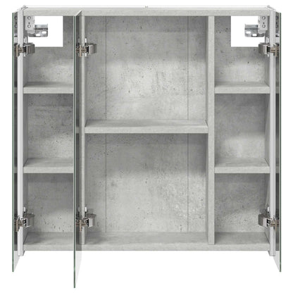 Mobiletto per specchio da bagno Grigio cemento | homemem39