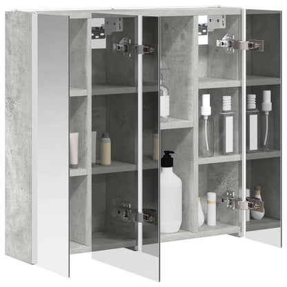 Mobiletto per specchio da bagno Grigio cemento | homemem39