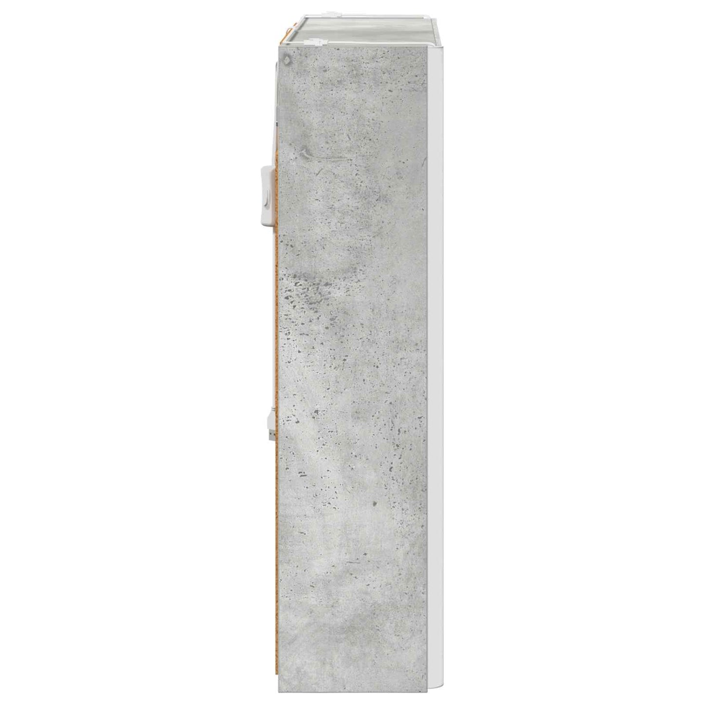 Mobiletto per specchio da bagno Grigio cemento | homemem39