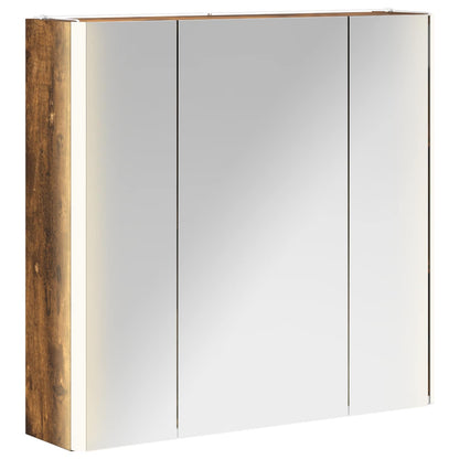 Mobiletto per specchio da bagno Rovere fumé | homemem39