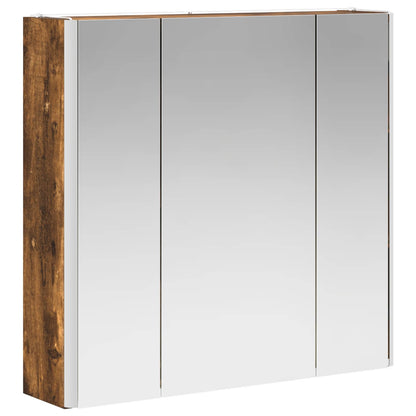 Mobiletto per specchio da bagno Rovere fumé | homemem39